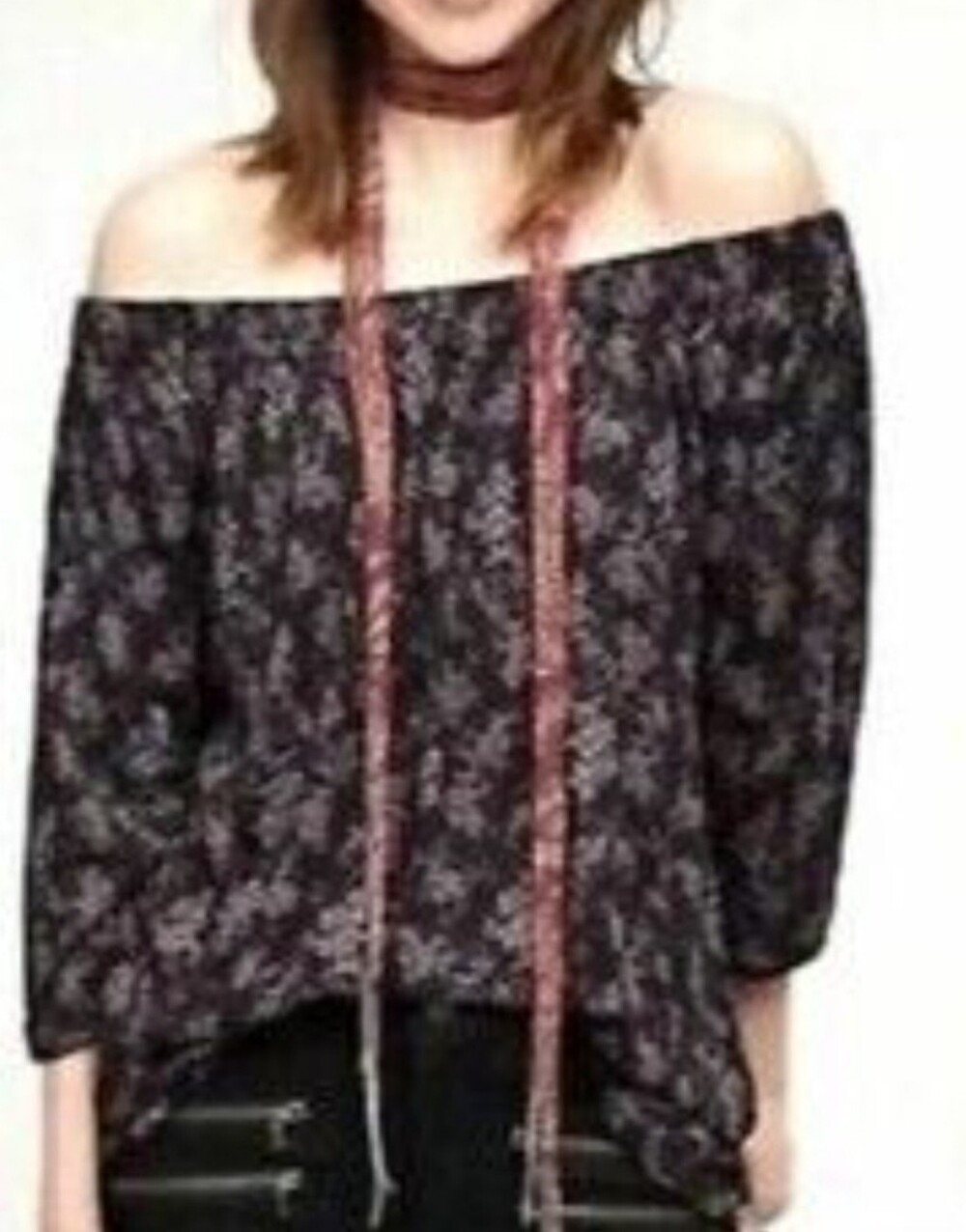 Anthropologie Deletta "Caitha" Off-the-Shoulder Blouse